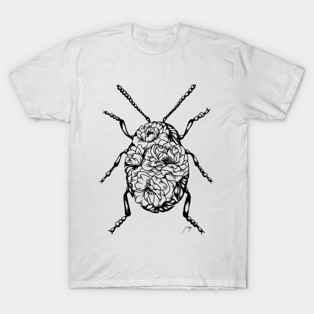 Floral Bug T-Shirt by Akbaly